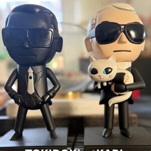 Tokidoki Karl Lagerfeld Vinyl  Pair - 2 figures
